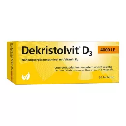 DEKRISTOLVIT D3 4,000 IU tablets, 30 pcs