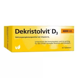DEKRISTOLVIT D3 4,000 IU tablets, 60 pcs