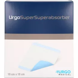 URGOSUPERSUPERABSORBER 10x10 cm bandage, 10 pcs