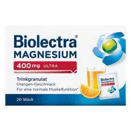 BIOLECTRA Magnesium 400 mg ultra drinking orange, 20 pcs