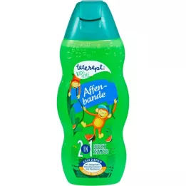TETESEPT Kids Style 2in1 shower shampoo.Affenbande, 200 ml