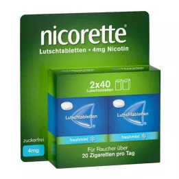 NICORETTE freshmint 4 mg pressed lozenges, 80 pcs