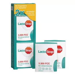 LACTOSTOP 3,300 FCC tablet click dispenser Dop.Pa., 2x100 pcs