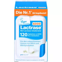 Lactrase 6,000 FCC tablets in the click dispenser Double Pack, 2x120 pcs