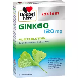 DOPPELHERZ Ginkgo 120 mg system film -coated tablets, 30 pcs