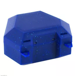 ZAHNSPANGENBOX with cord blue with glitter, 1 pc
