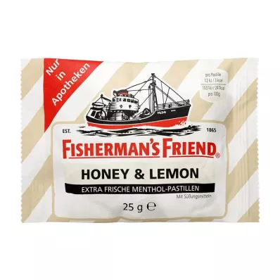 Fishermans Friend Honey &amp; Lemon without sugar, 25 g