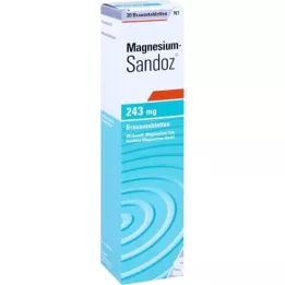 MAGNESIUM SANDOZ 243 mg effervescent tablets, 20 pcs