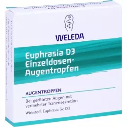 EUPHRASIA D 3 Einzeldosen-Augentropfen, 10X0.4 ml