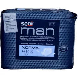 SENI Man incontinence pad normal, 15 pieces