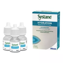 SYSTANE HYDRATION Lubricating drops for the eyes, 3X10 ml