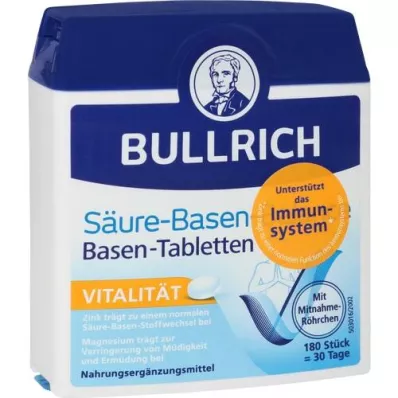 BULLRICH acid bases balance tablets, 180 pcs