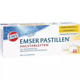 EMSER Pastilles without menthol sugar -free, 30 pcs