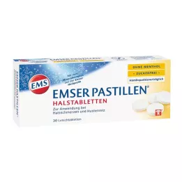 EMSER Pastilles without menthol sugar-free, 30 pcs