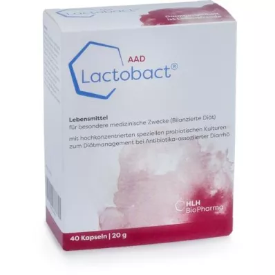 LACTOBACT AAD Gastroke -resistant capsules, 40 pcs