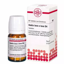 HEKLA lava e lava D 4 tablets, 80 pcs