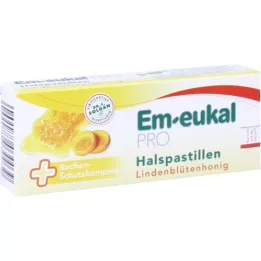 EM EUKAL PRO Throat pastilles lime blossom honey, 30 pcs
