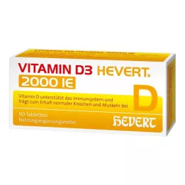 VITAMIN D3 HEVERT 2,000 IU tablets, 60 pcs