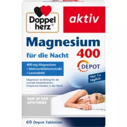 DOPPELHERZ Magnesium 400 für die Nacht Tabletten, 60 St