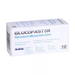 Glucofast, etc. Ua uric acid measuring electrodes, 12 pcs