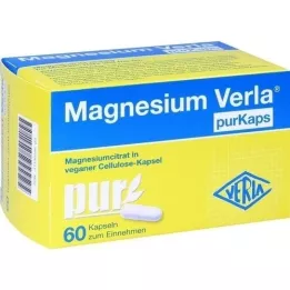 MAGNESIUM VERLA Purkaps vegan capsules, 60 pcs