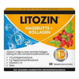 LITOZIN Rosehip+Collagen Drinking Bottle, 30X25 ml