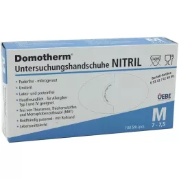 DOMOTHERM Undergloves nitrile unste.powder-free M, 100 pcs