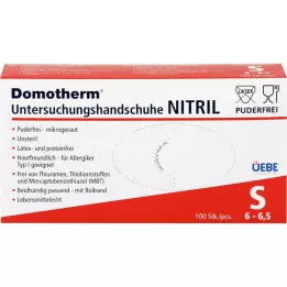 DOMOTHERM Undergloves nitrile non-sterile powder-free S, 100 pcs
