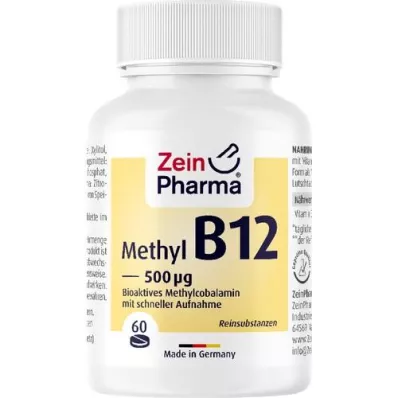 VITAMIN B12 500 μg methylcobalamine lollipops, 60 pcs