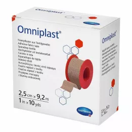 OMNIPLAST Fixation plaster textile thread 2.5 cm x 9.2 m, 1 piece