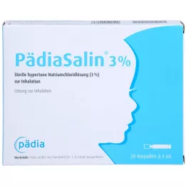 PÄDIASALIN 3% inhalation ampoules, 20 pcs