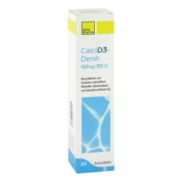 CALCI D3-Denk 1,000 mg/880 IU effervescent tablets, 20 pcs