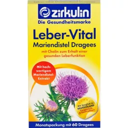 ZIRKULIN Leber-Vital Milk Thistle Tablets, 60 pcs