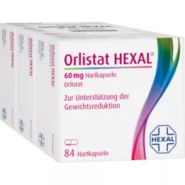 ORLISTAT HEXAL 60 mg Hartkapseln, 3X84 St