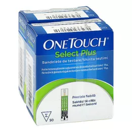 ONE TOUCH Select Plus blood sugar test strips, 100 pcs