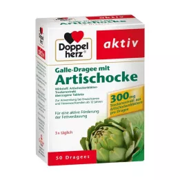 DOPPELHERZ Bile dragee with artichoke, 50 pcs
