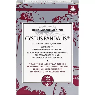 CYSTUS Pandalis lozenges, 66 pcs