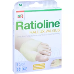 RATIOLINE Hallux valgus pressure protection pad size M, 1 pcs