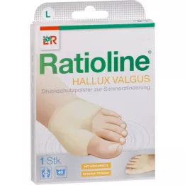 RATIOLINE Hallux valgus pressure protection pad size L, 1 pcs