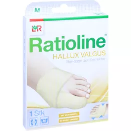 RATIOLINE Hallux valgus bandage for correction size M, 1 pcs