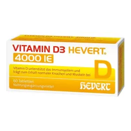 VITAMIN D3 HEVERT 4,000 IU tablets, 60 pcs