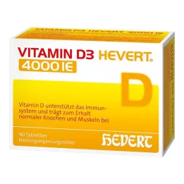 VITAMIN D3 HEVERT 4,000 IU tablets, 90 pcs