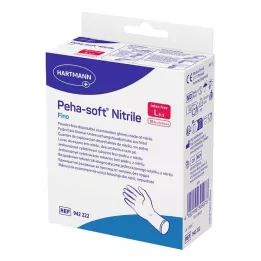 PEHA-SOFT Nitrile Fino Unt.Hands.unsteril PF L, 10 pcs