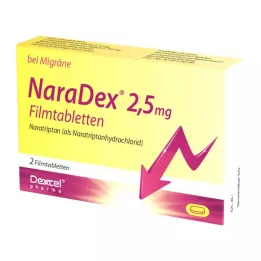 NARADEX 2.5 mg film-coated tablets, 2 pcs