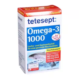 TETESEPT Omega-3 1000 capsules, 80 pcs