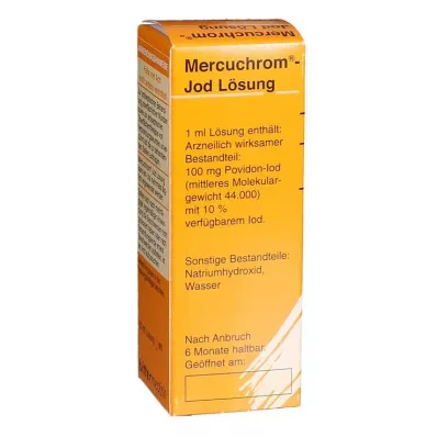 MERCUCHROM Iodine solution, 30 ml MERCUCHROM Iodine solution, 30 ml