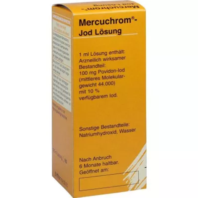 MERCUCHROM iodine solution, 100 ml MERCUCHROM iodine solution, 100 ml