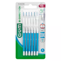 GUM Bi-Direction Interdentalb.0.9 mm blue, 6 |3| pieces |3|