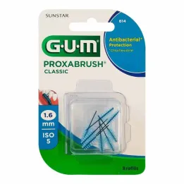 GUM Proxabrush Classic replacement brushes 1.6 mm, 8 pieces