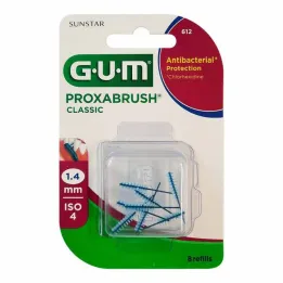 GUM Proxabrush Classic replacement brushes 1.4 mm, 8 pieces
